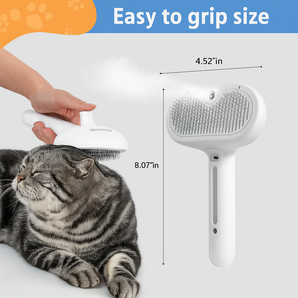 FurEase™ All-In-One Pet Spa Brush